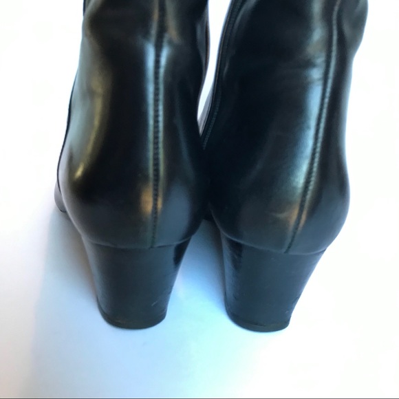 Cole Haan Leather Boots with Heel in Black- Size 7 - Picture 6 of 9